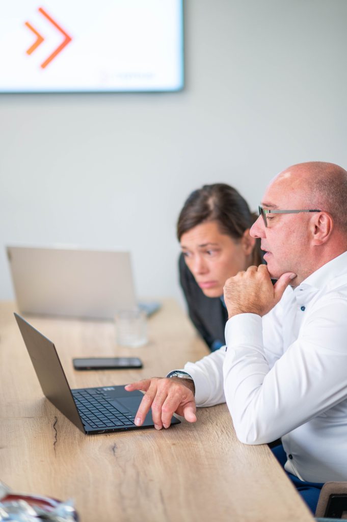 CEO Sven Dauwe en Sofie